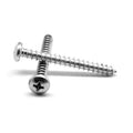 18-8 Stainless Steel Phillips Pan Head Sheet Metal Screw, Pk 1000 F618