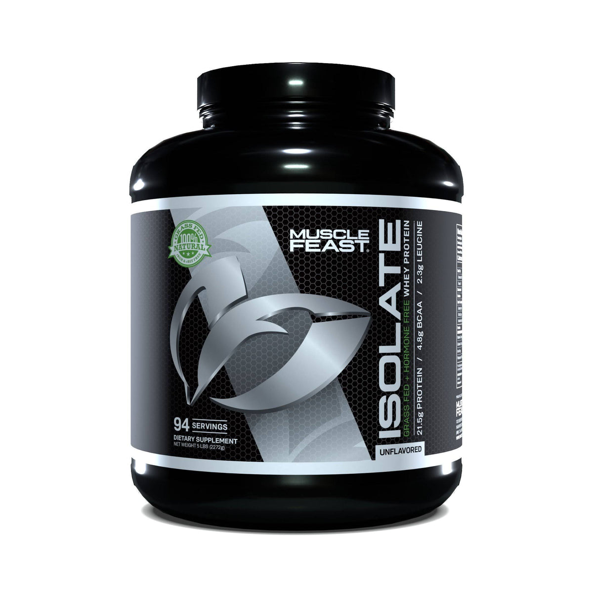 100% Pure Whey Protein Isolate Powder Cappuccino 5 lb A995