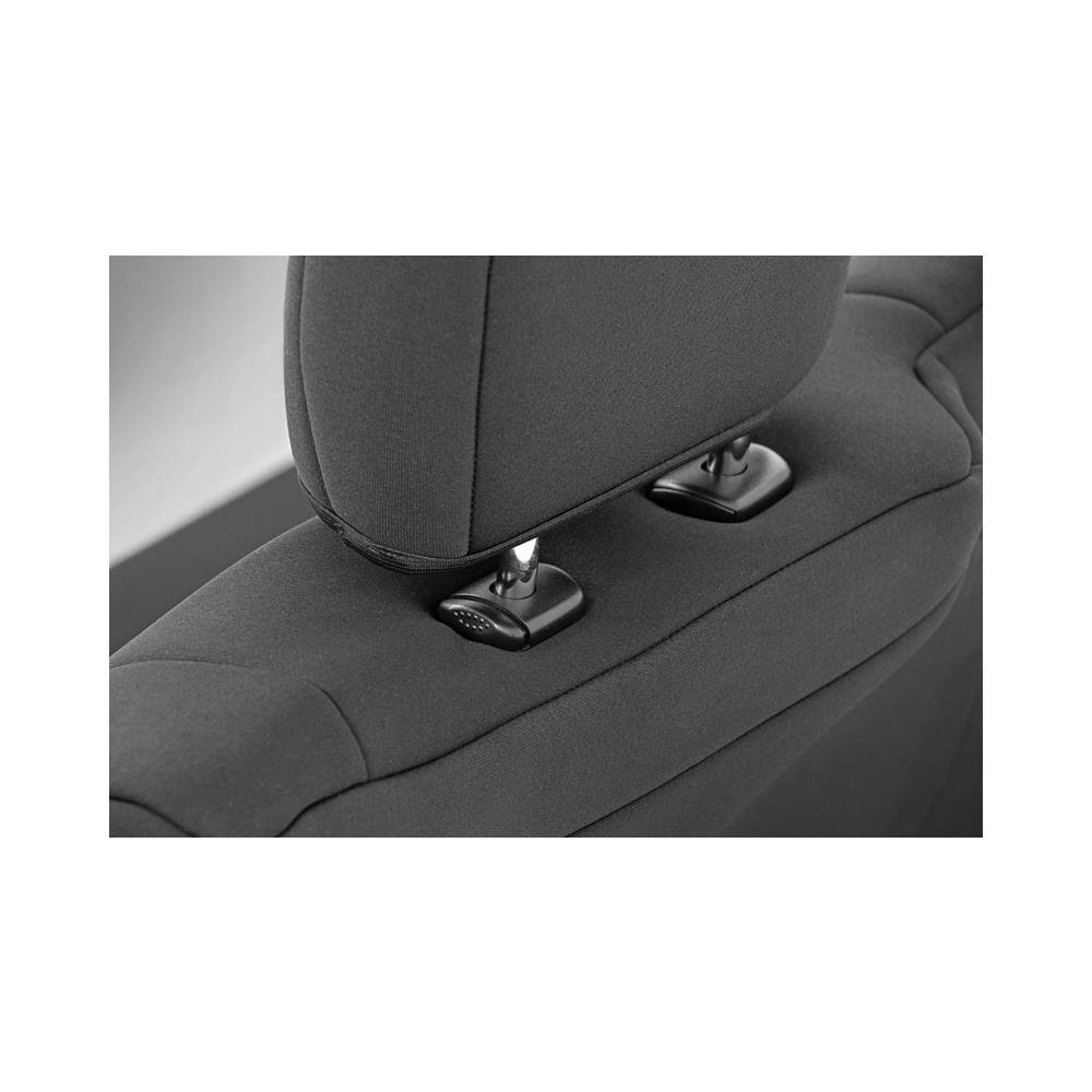 Black Neoprene Rear Seat Cover I275