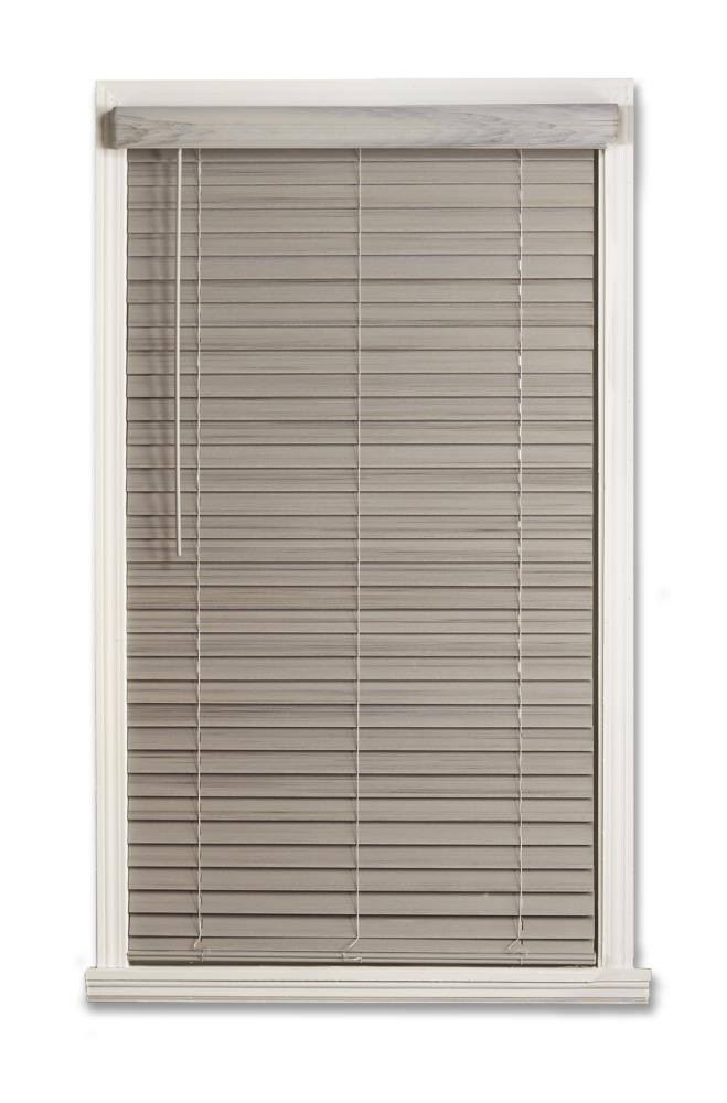 Cordless Faux Wood Room Darkening Horizontal Blind A5809