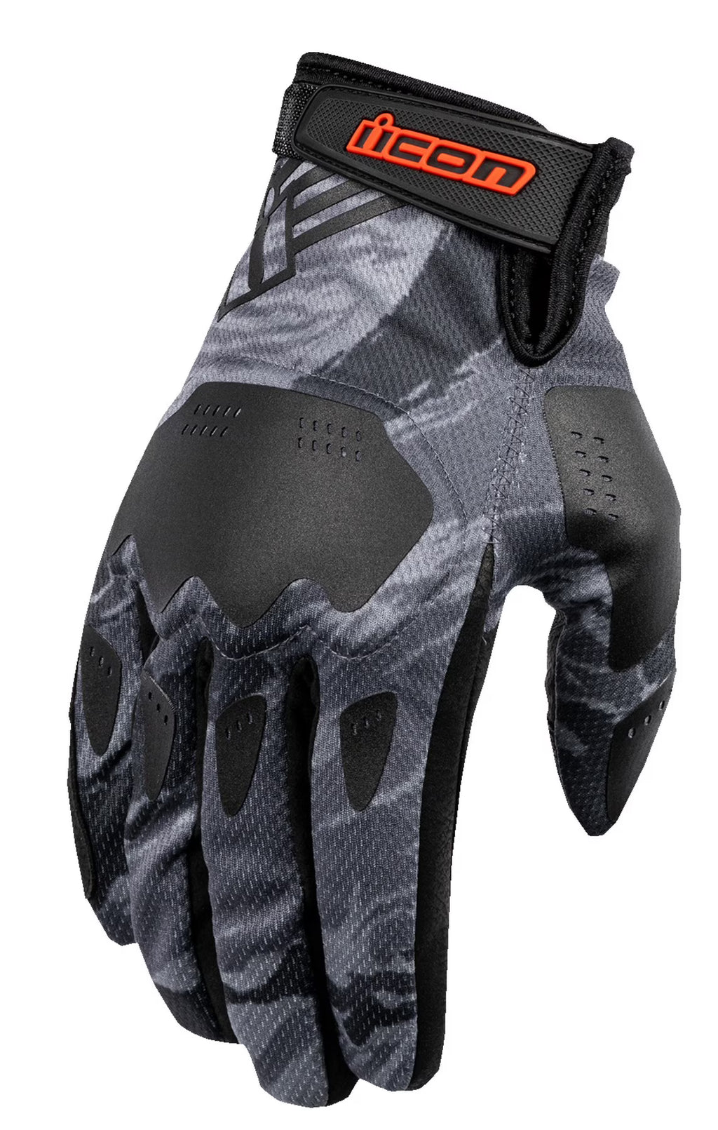 Gray XL Textile Motorcycle Gloves T3742