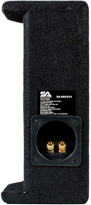 Shallow Mount 10 Inch 500 Watt Subwoofer Enclosure N99288