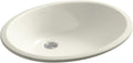 White Undercounter Bathroom Sink U1568