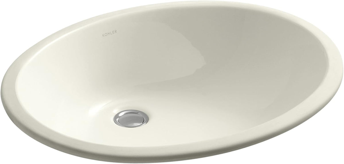 White Undercounter Bathroom Sink U1568