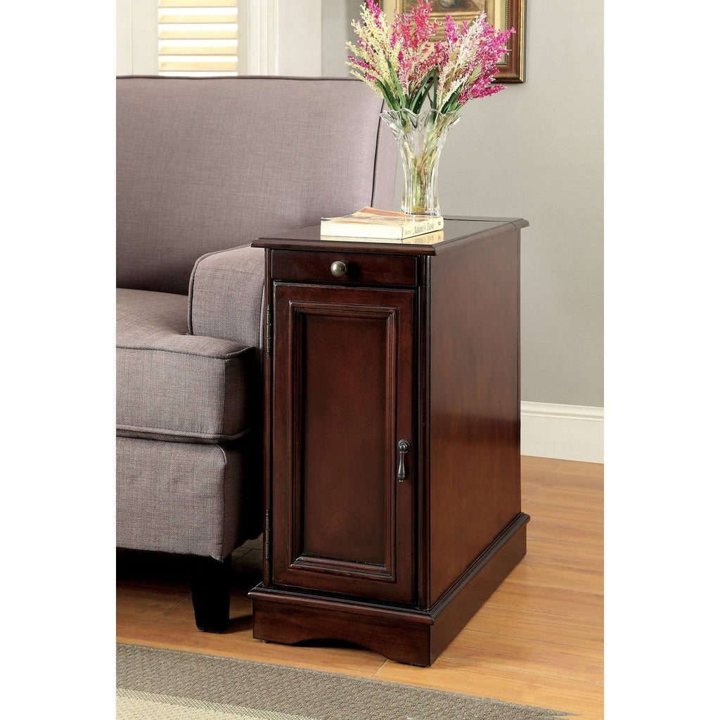 Cherry Side Table with USB K625