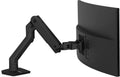 White Single Ultrawide Monitor Arm, VESA Desk Mount O607