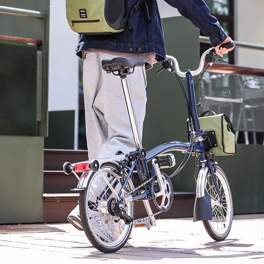 Insulated Folding Bike Handlebar Bag with Rain Cover F3475