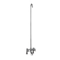 62Riser Brushed Nickel Cross Handles F433