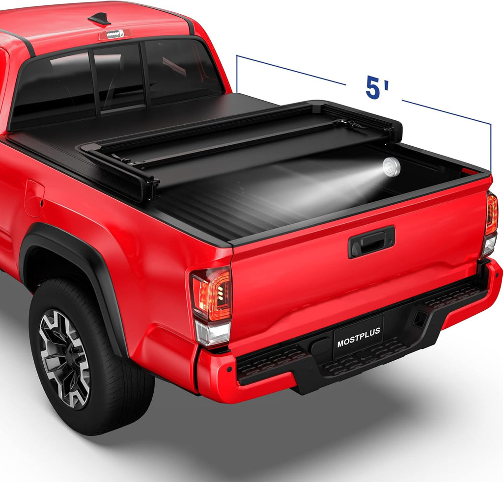 5 FT Tri Fold Soft Truck Bed Tonneau Cover I920375