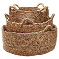 Natural Low Rise Baskets (Set of 3) E64593