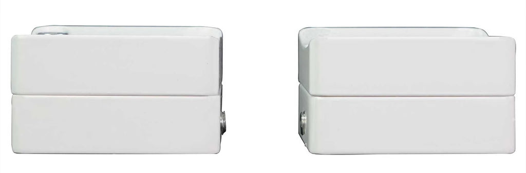 6.5" 360° Swivel White Aluminum Surface Mount Speaker Pods G16867
