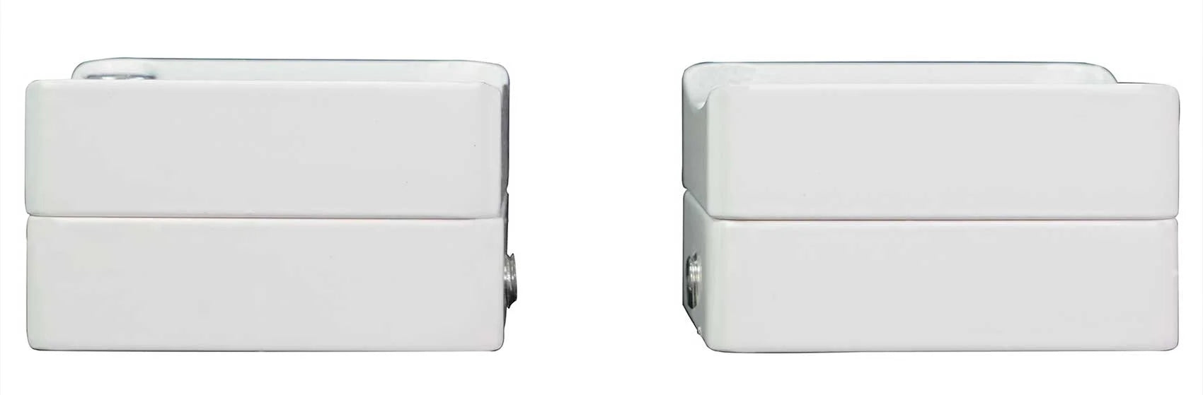 6.5" 360° Swivel White Aluminum Surface Mount Speaker Pods G16867
