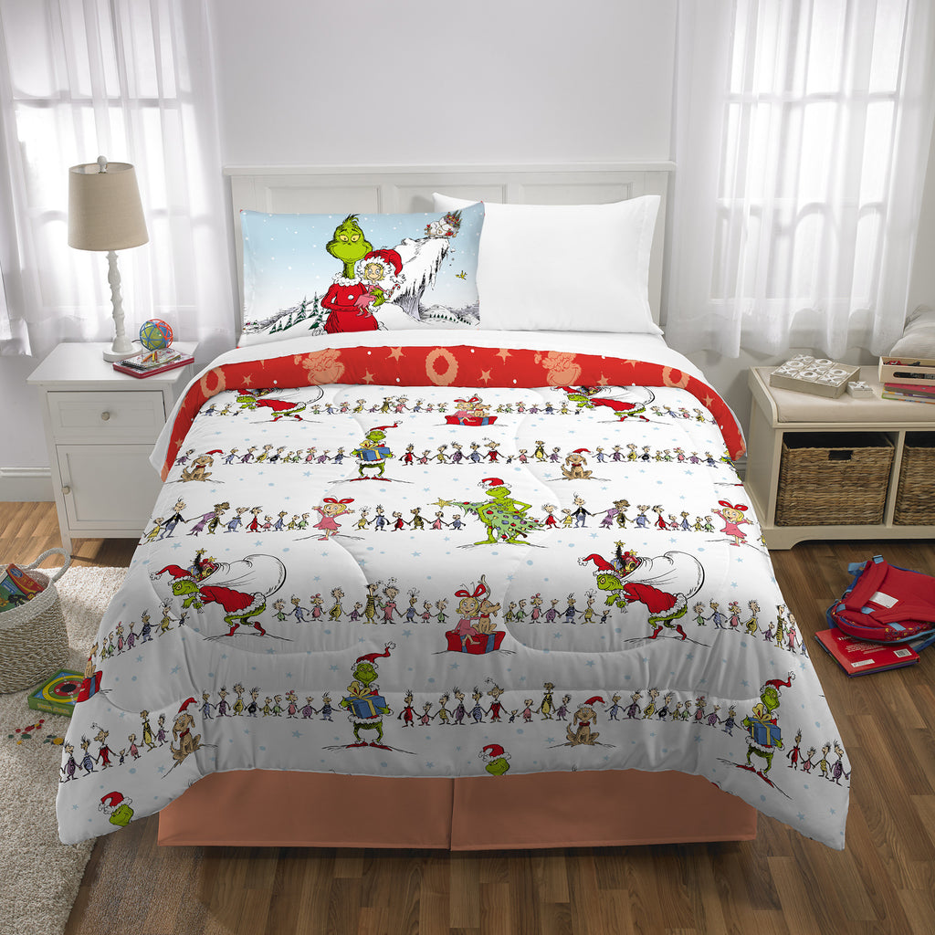 Twin/Full Reversible Comforter and Pillowcase Set K3033