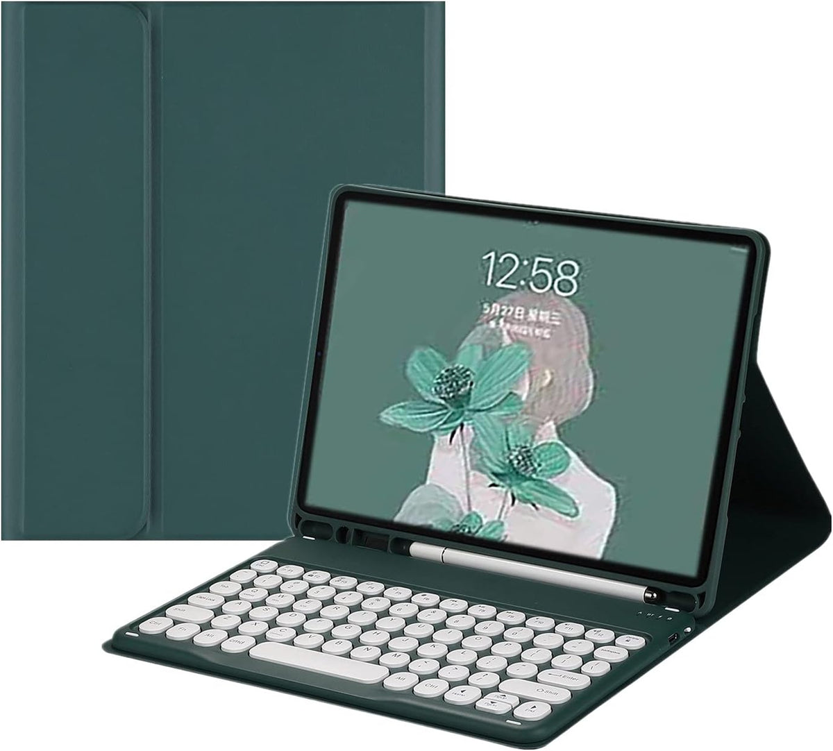 MintGreen Keyboard Case for Fire HD 10 Plus/HD 10 G904