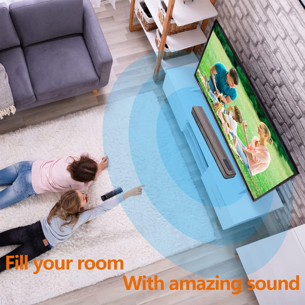 2.1 CH Wooden Sound Bar with Built-in Subwoofer U180
