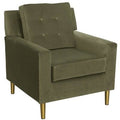 Regal Moss Fabric Armchair P28229