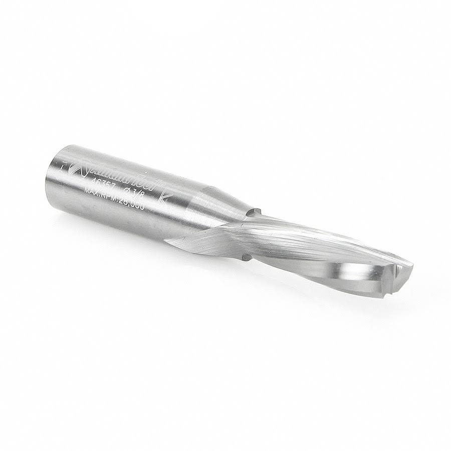 Solid Carbide Spiral Plunge 3/8 Dia x 1-1/4 x 1/2 inch Shank Down-Cut W6904