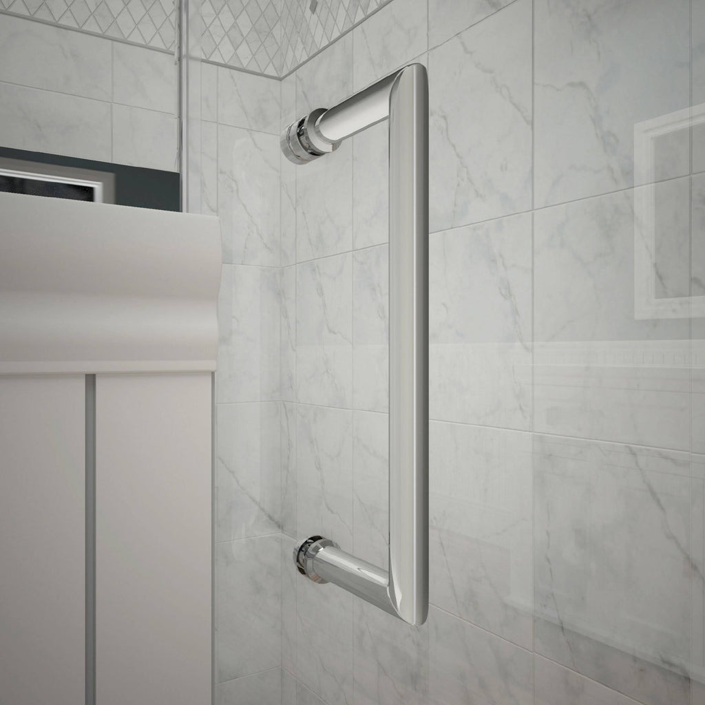 72 x 29 in. Chrome Hinged Shower Door S24427
