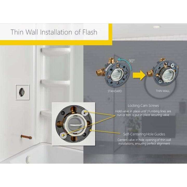 Polished Chrome Tub and Shower Trim Package S963615