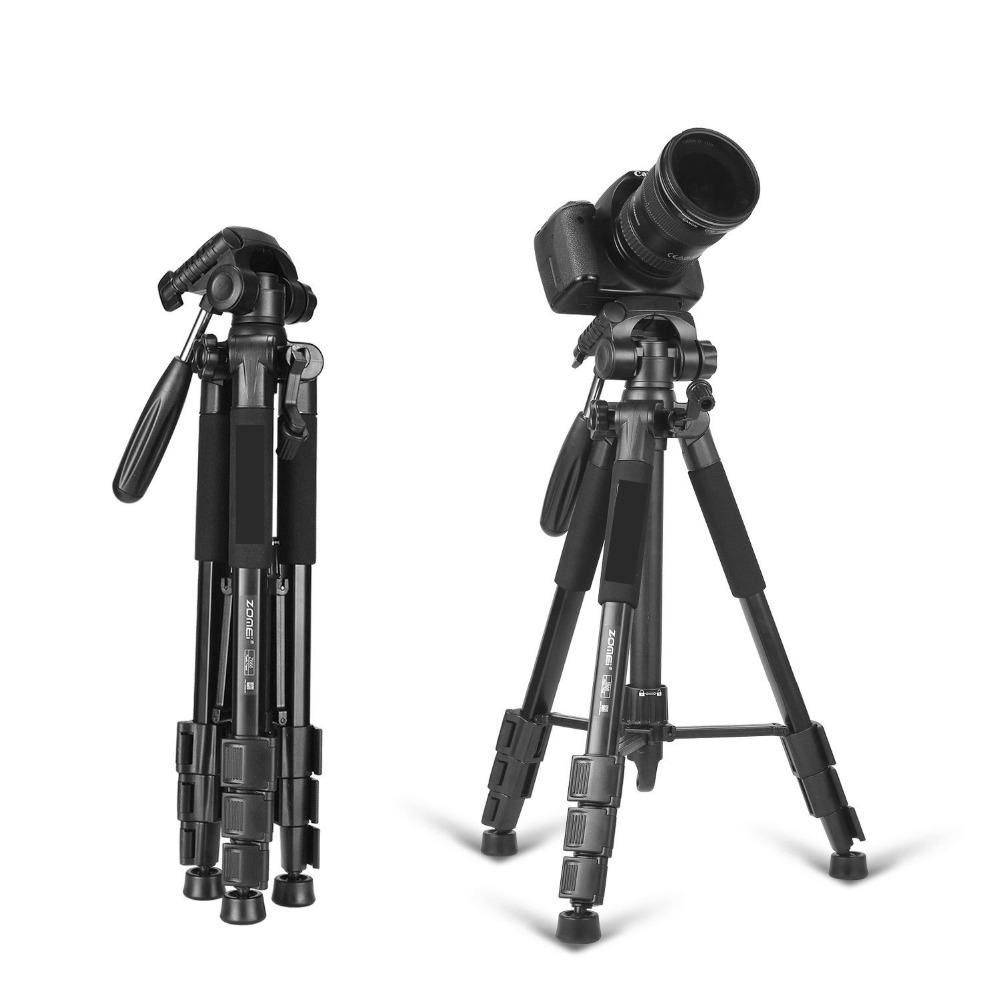 Portable Tripod Camera Stand with Pan Head J750