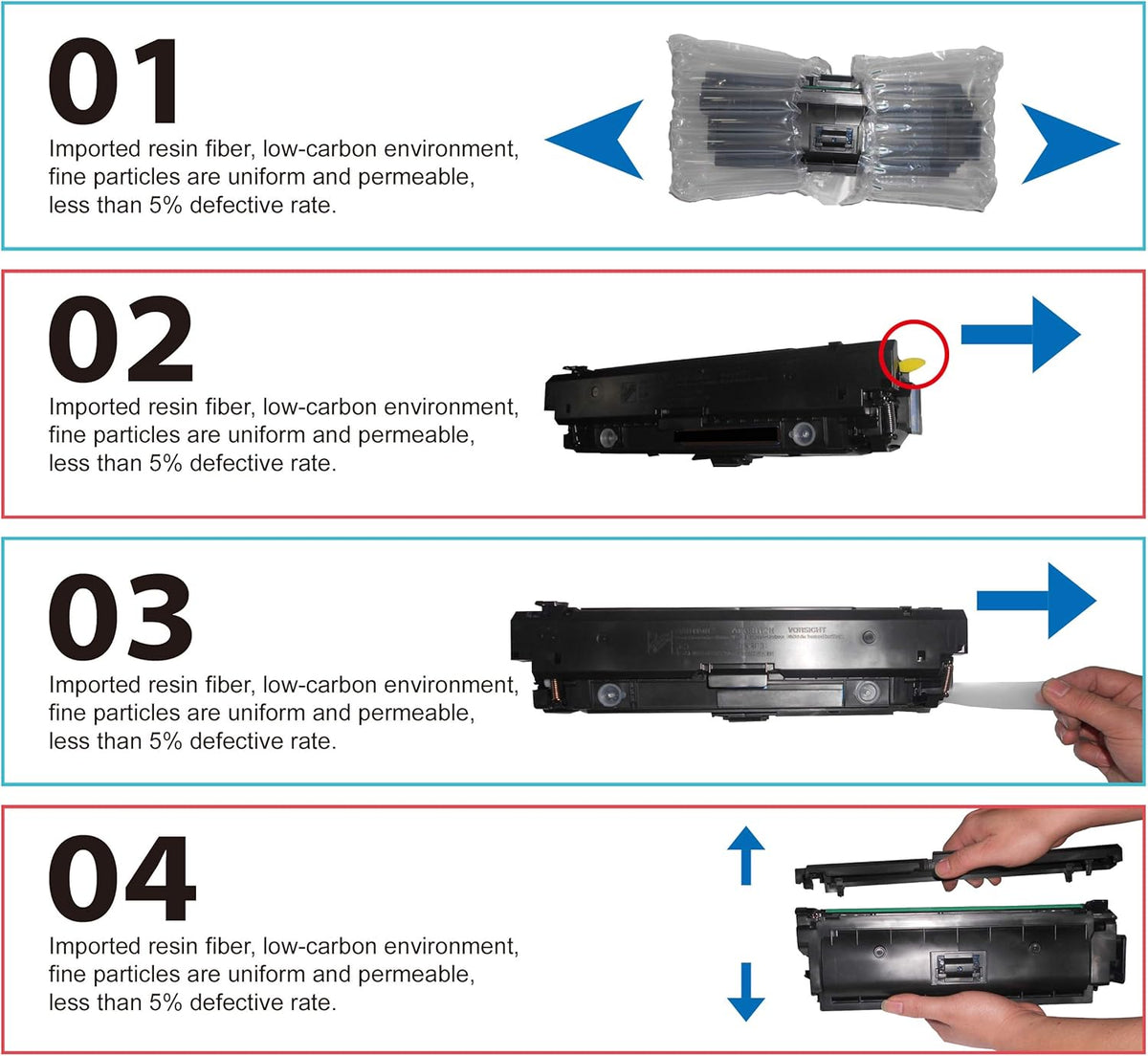 (2-Pack) 58A 58X Toner Cartridge CF258X (10,000 Pages) Pack of 2 L688765