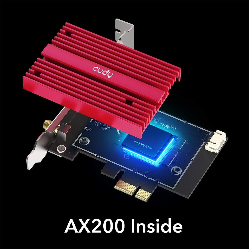 AX5400 WiFi 6 PCIe Card, Bluetooth 5.0 PCIe Adapter, Pack of 2 R462