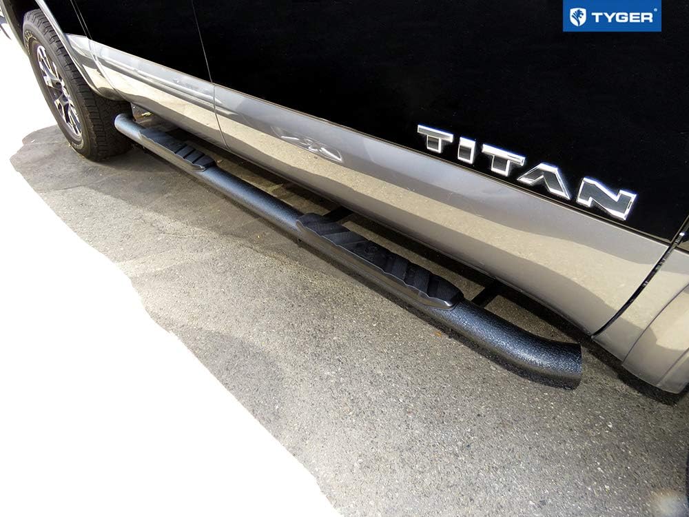 Textured Black 3.5" Side Step Nerf Bars Y440