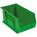 Green Plastic Stack & Hang Bin, 5-1/2x22W x 14-3/4x22D x 5x22H, Pkg QTY 12 X87573