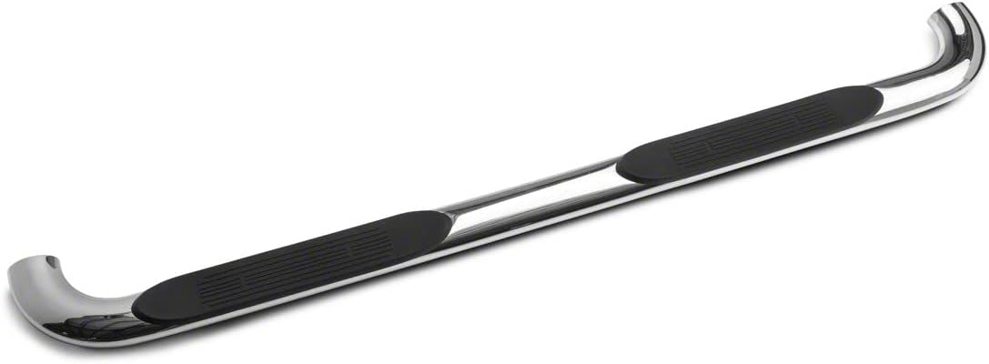 Oval Bent End Side Step Bars in Stainless Steel O75326