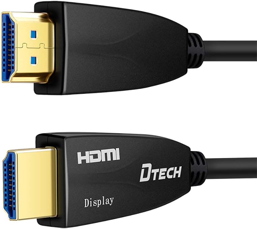10 Meter Fiber Optic HDMI Cable 4K 60Hz 18Gbps HDR High Speed in-Wall Rated Black P609