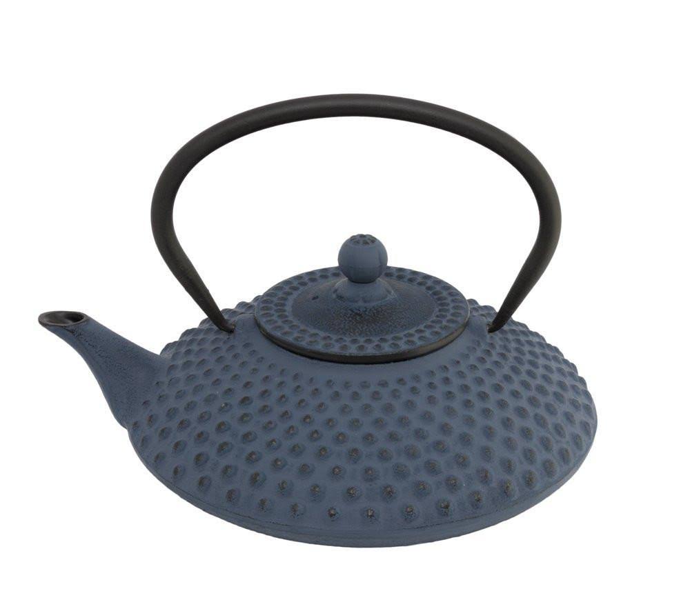 42 fl oz Blue Cast Iron Teapot B693683