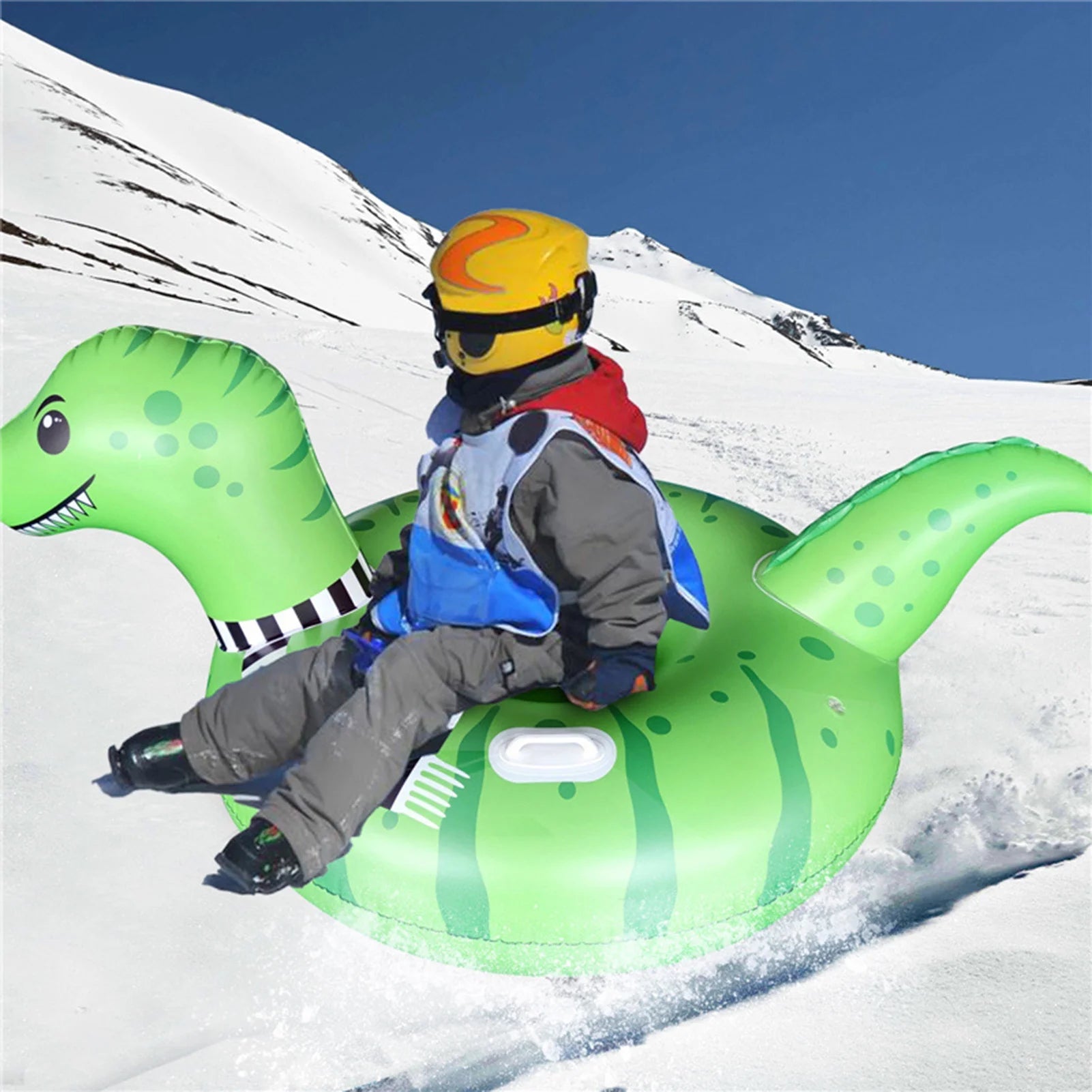 Inflatable Ski Ring Sledding Tube Q93072