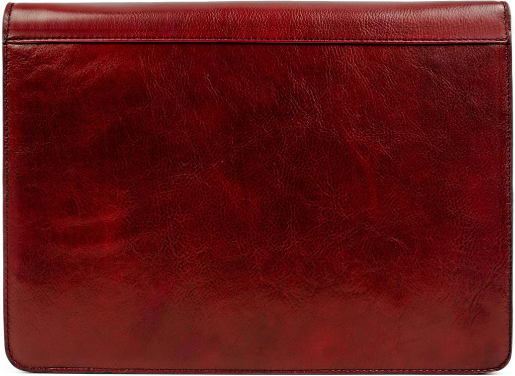 Brown Handcrafted Leather Portfolio Folder N132920