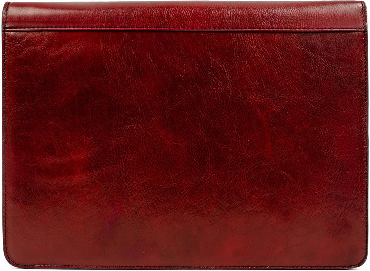 Brown Handcrafted Leather Portfolio Folder N132920