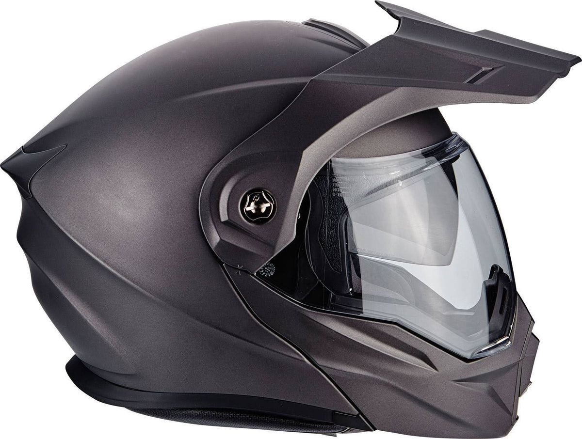 Solid Matt Anthracite L Motorcycle Helmet R9870
