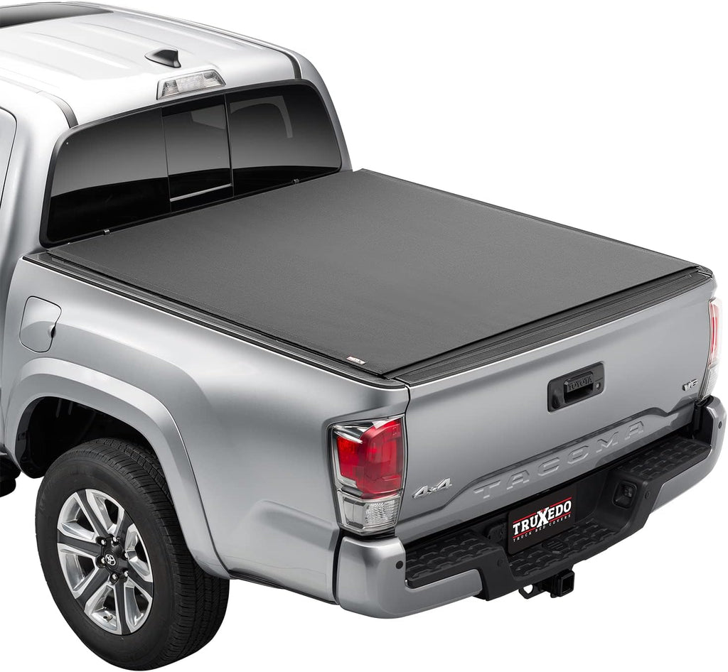 Soft Roll Up Truck Bed Tonneau Cover Black D358