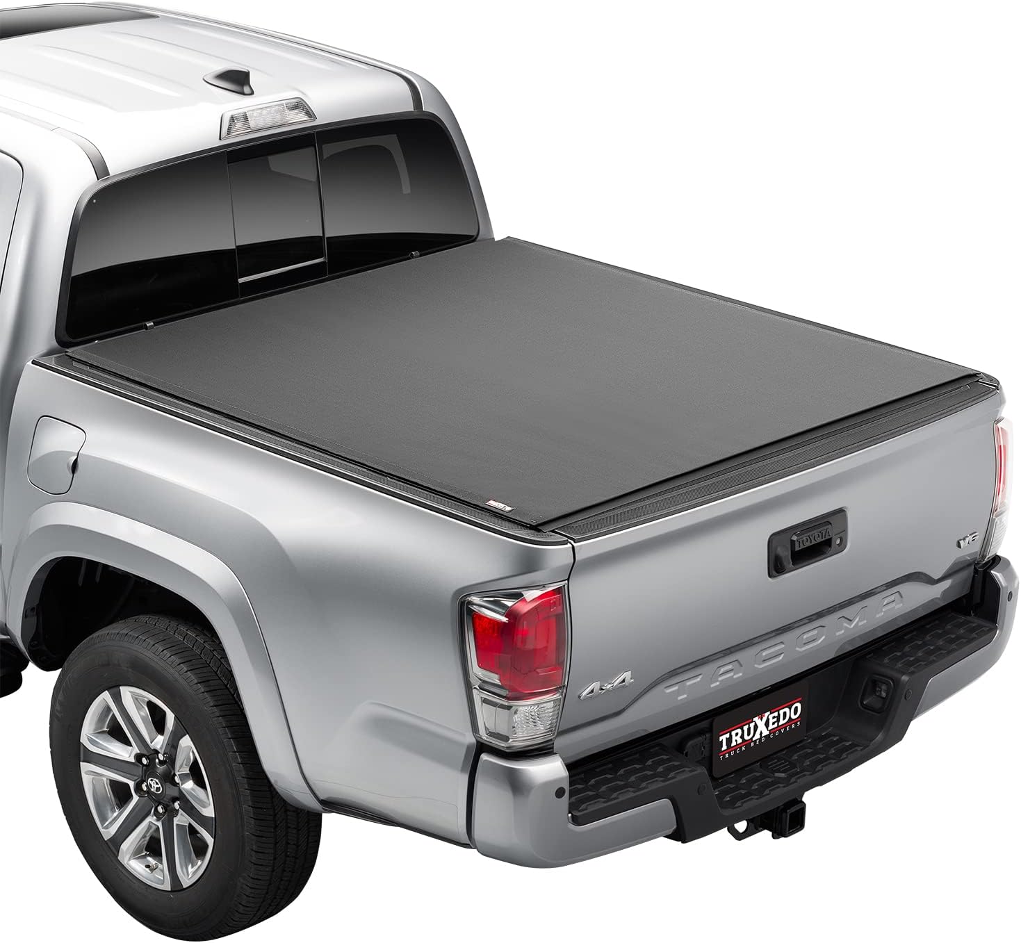 Soft Roll Up Truck Bed Tonneau Cover Black D358