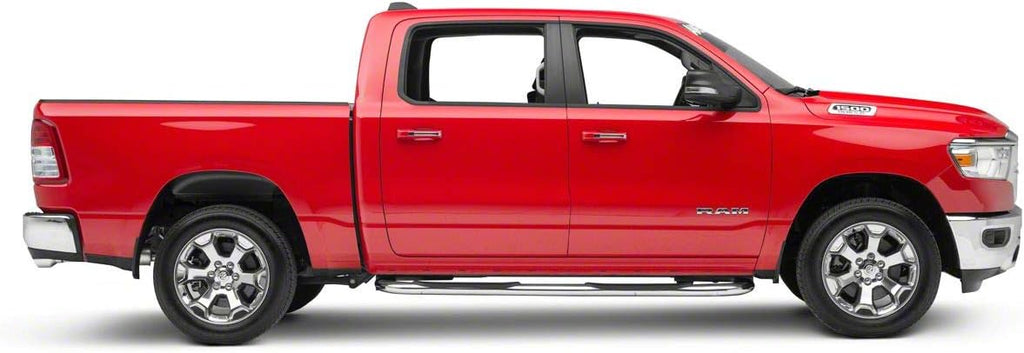 Oval Bent End Side Step Bars in Stainless Steel O75326