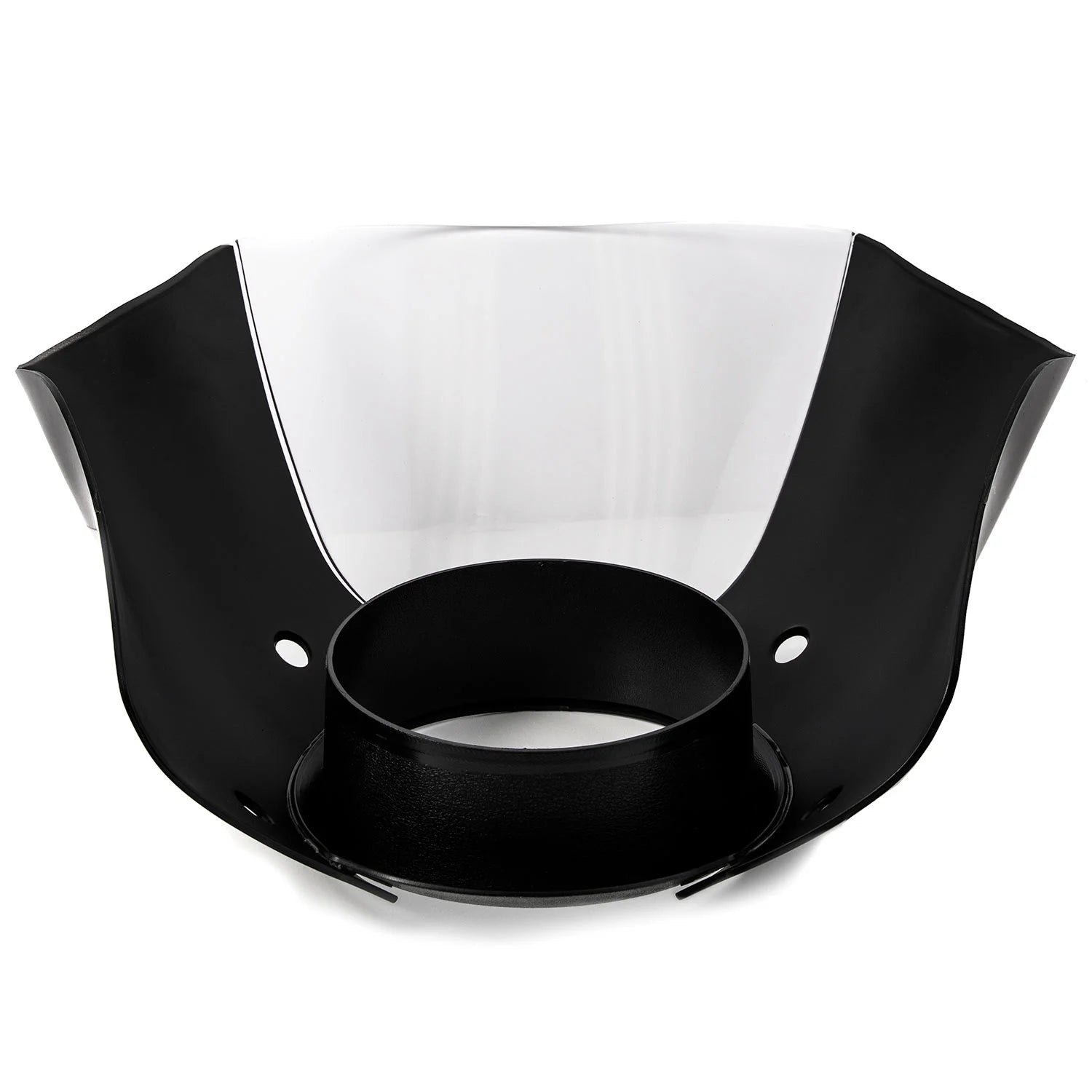 Black & Clear Quarter Fairing Windshield Kit with Fork Mounting Hardware E757629