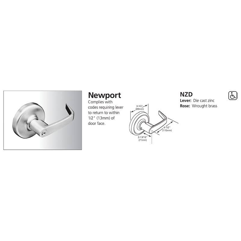 Extra Heavy Duty Entry Lever Lockset B685301