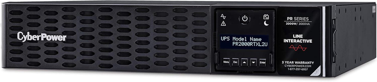 Smart App Sinewave UPS System, 2200VA/2200W, 8 Outlets, 2U Rack/Tower A295832