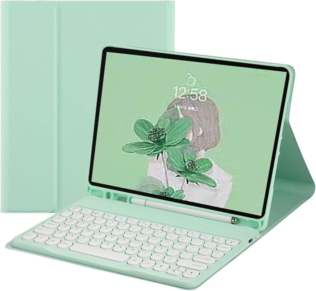 MintGreen Keyboard Case for Fire HD 10 Plus/HD 10 G904