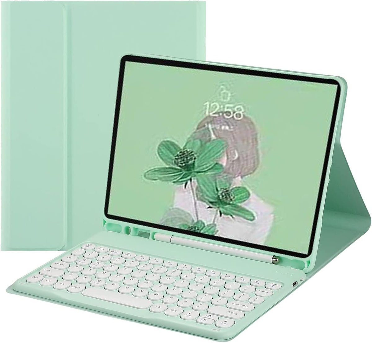 MintGreen Keyboard Case for Fire HD 10 Plus/HD 10 G904