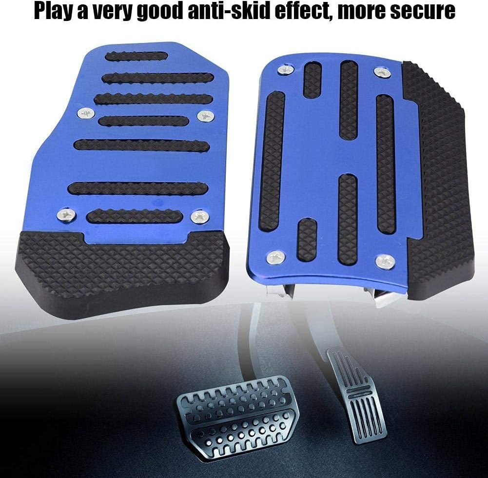 Blue Alloy Nonslip Brake Pedal Cover U335