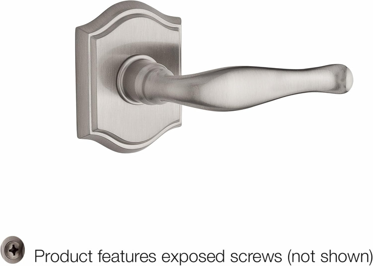 Decorative Arch Half-Dummy Lever Satin Nickel Pack of 2 H6184