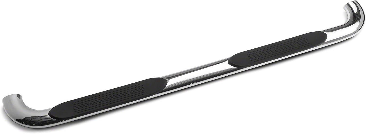 Oval Bent End Side Step Bars in Stainless Steel O75326