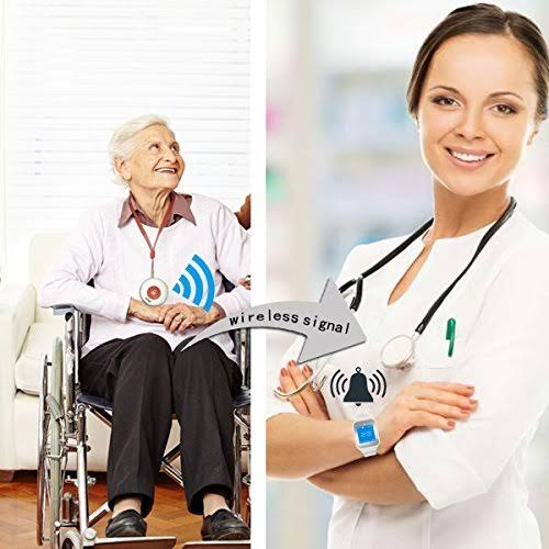 Wireless Restaurant Pager Calling System Table Service Call Buzzers U4205