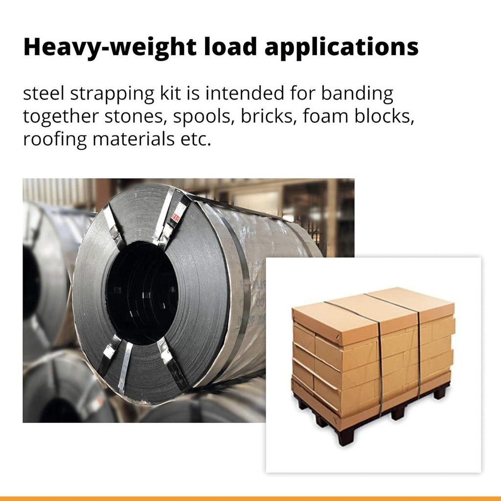 Steel Strapping Kit with Consumables for 150 Strapping Cycles M2888