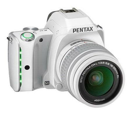 White Digital SLR Camera with 18-55mm Lens I417