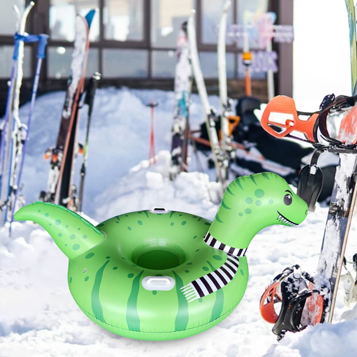 Inflatable Ski Ring Sledding Tube Q93072